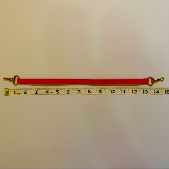 Leather Equestrian Snaffle Horse Bit Design Double Wrap Bracelet ~ Orange Gold - Picture 11 of 12